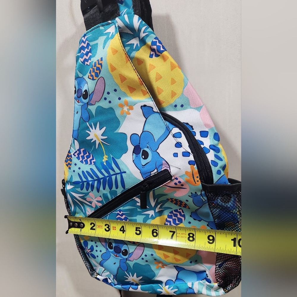 Stitch Sling Backpack with Floral Design - Picture 6 of 6